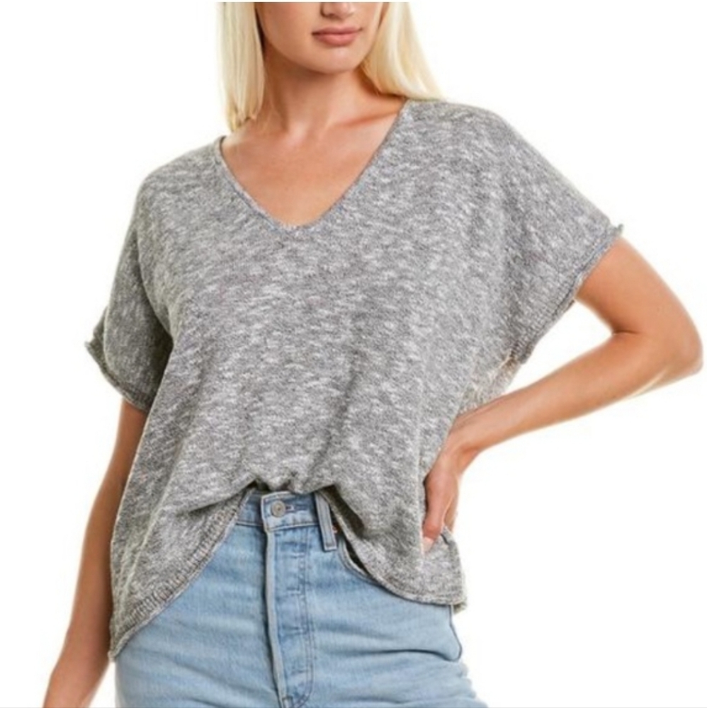 NWOT MADEWELL Ellendale Short Sleeved Sweater Tee